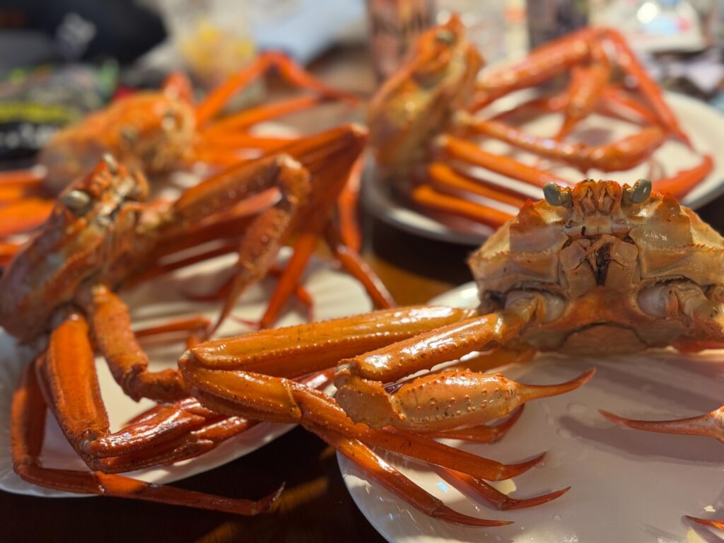【守屋大志の食ブログ】家で食べたカニ達