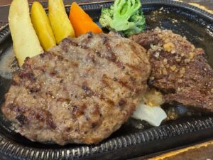 【守屋大志の食ブログ】バーガーキングのハンスエヒロ館のハンバーグステーキセット